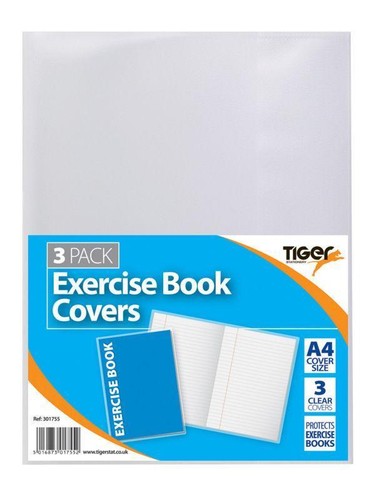 Pack clear exercise book - 3,