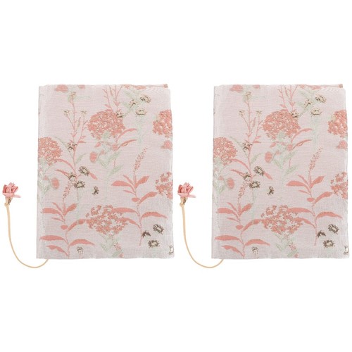 Reusable pink cloth book cover - cloth,