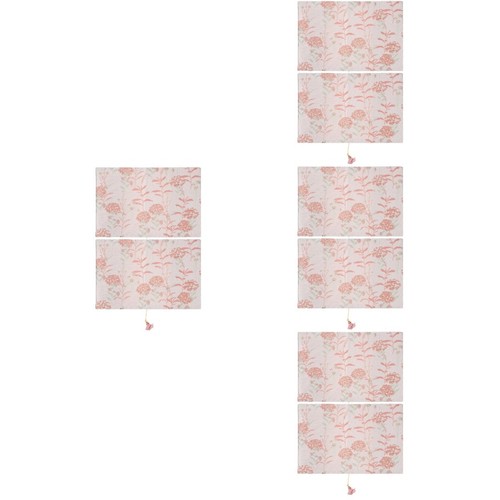 Pink fabric book cover - pink,