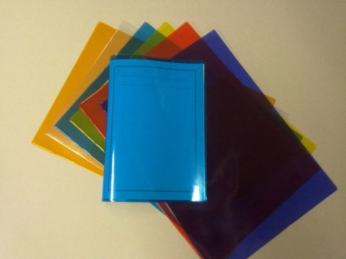 Qty coloured book - covers, for